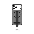 LZEL MagMatte Grip Case for iPhone 17 Pro | Black