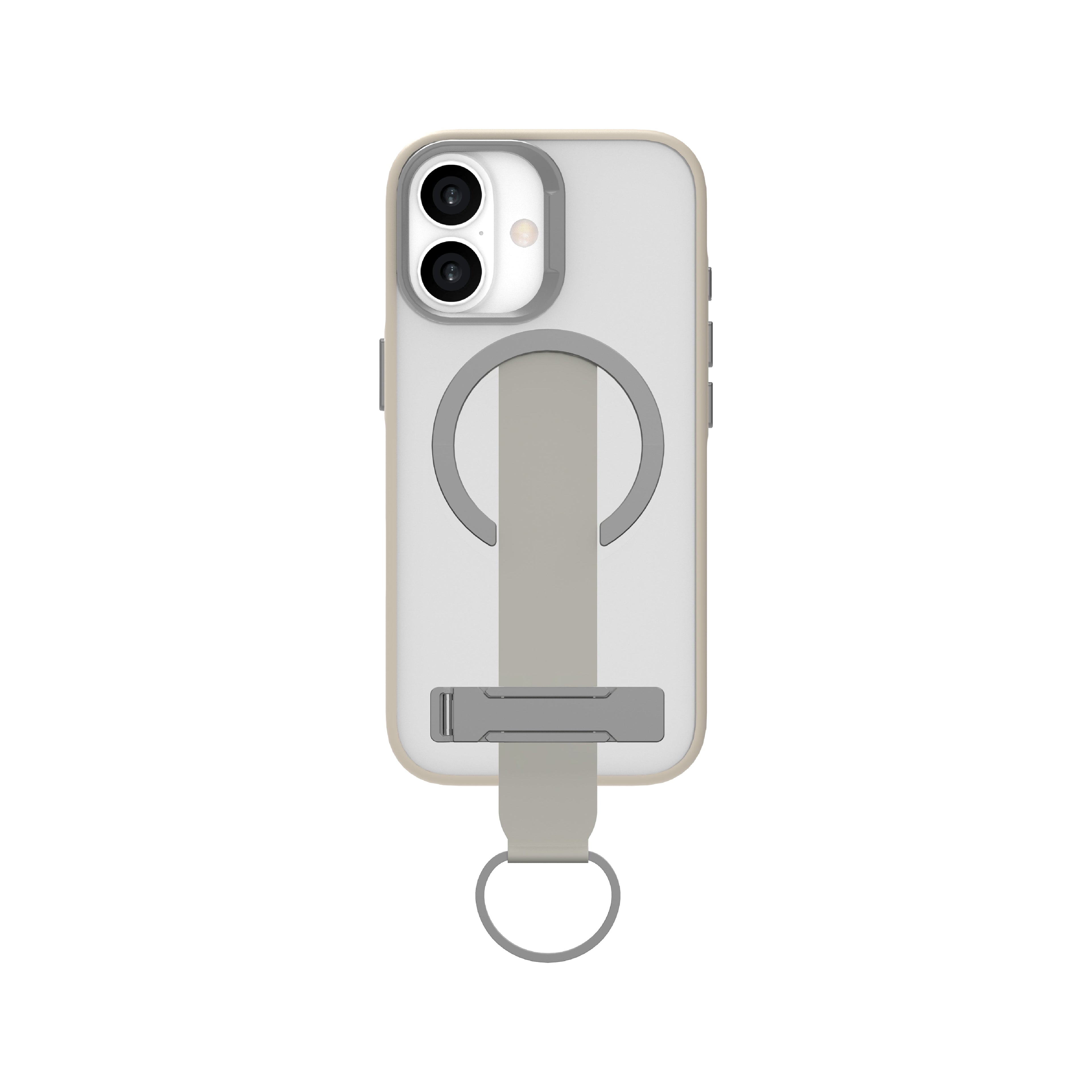 LZEL MagMatte Grip Case for iPhone 17 | Titanium