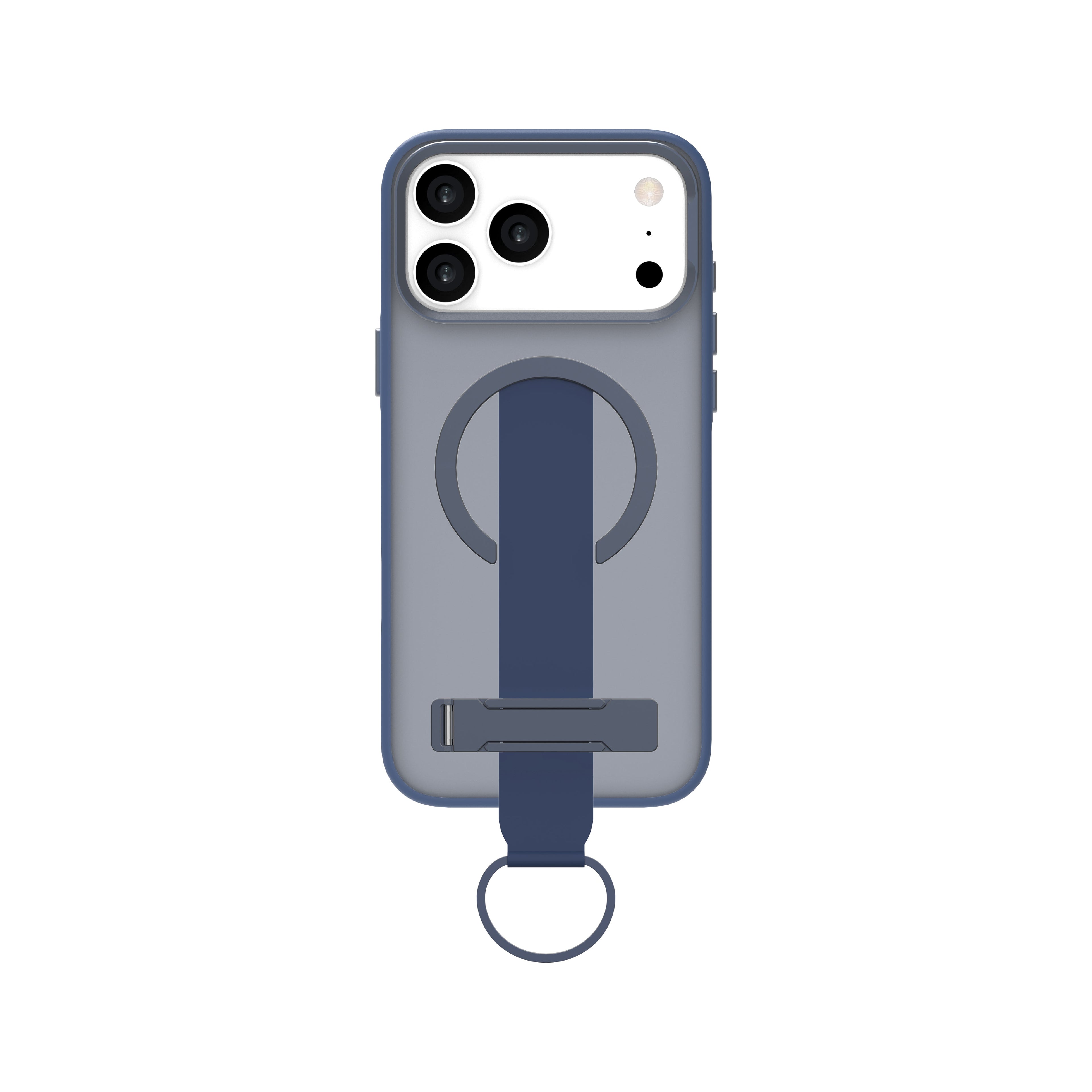 LZEL MagMatte Grip Case for iPhone 17 Pro Max | Blue