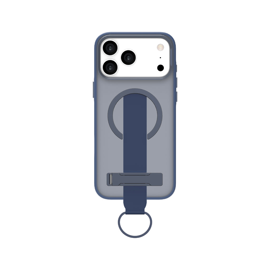 LZEL MagMatte Grip Case for iPhone 17 Pro | Blue