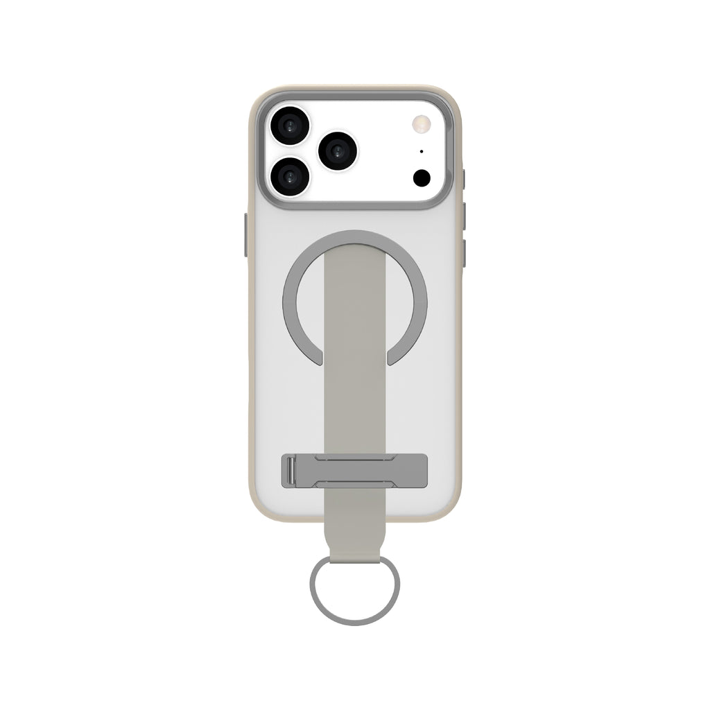 LZEL MagMatte Grip Case for iPhone 17 Pro | Titanium