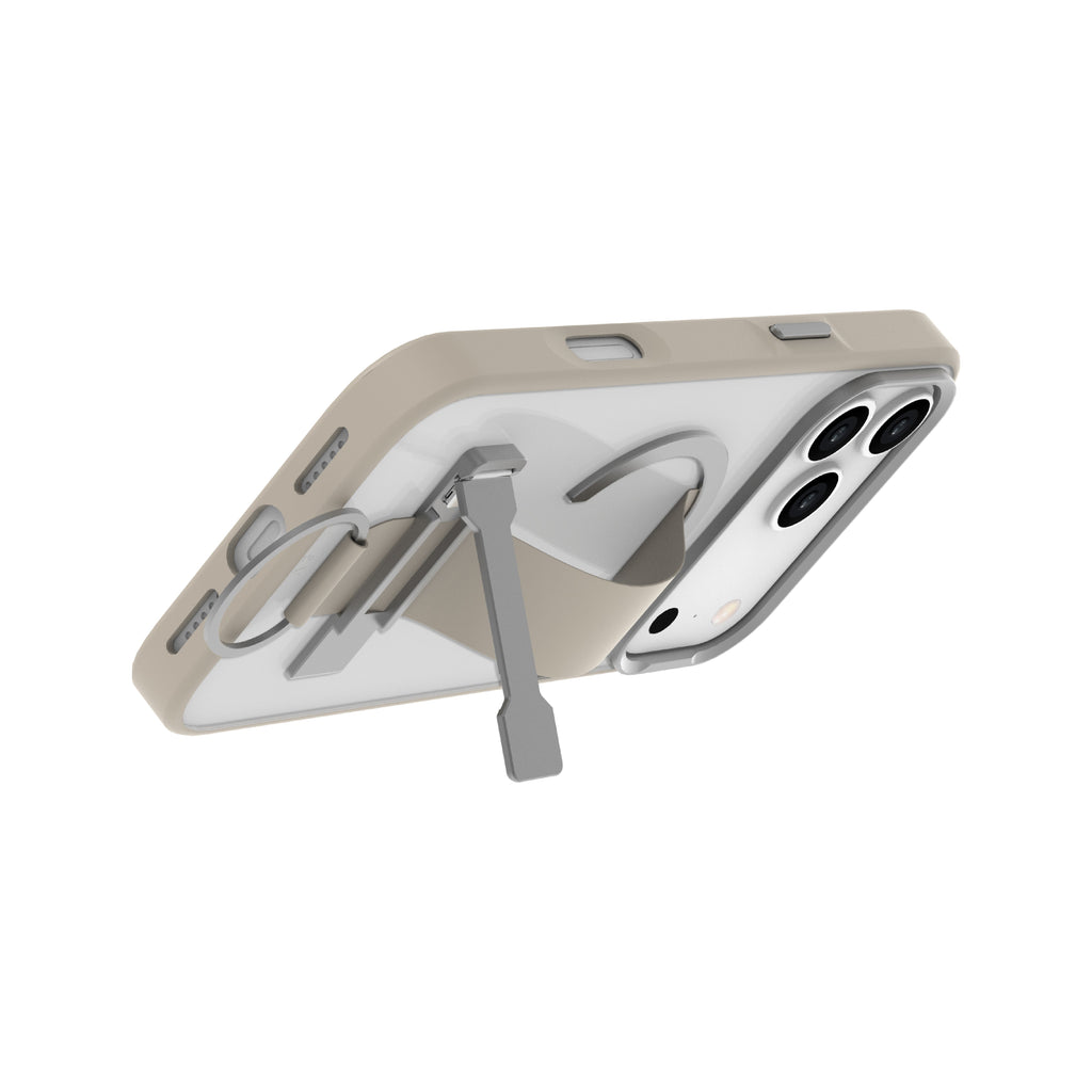 LZEL MagMatte Grip Case for iPhone 17 Pro | Titanium