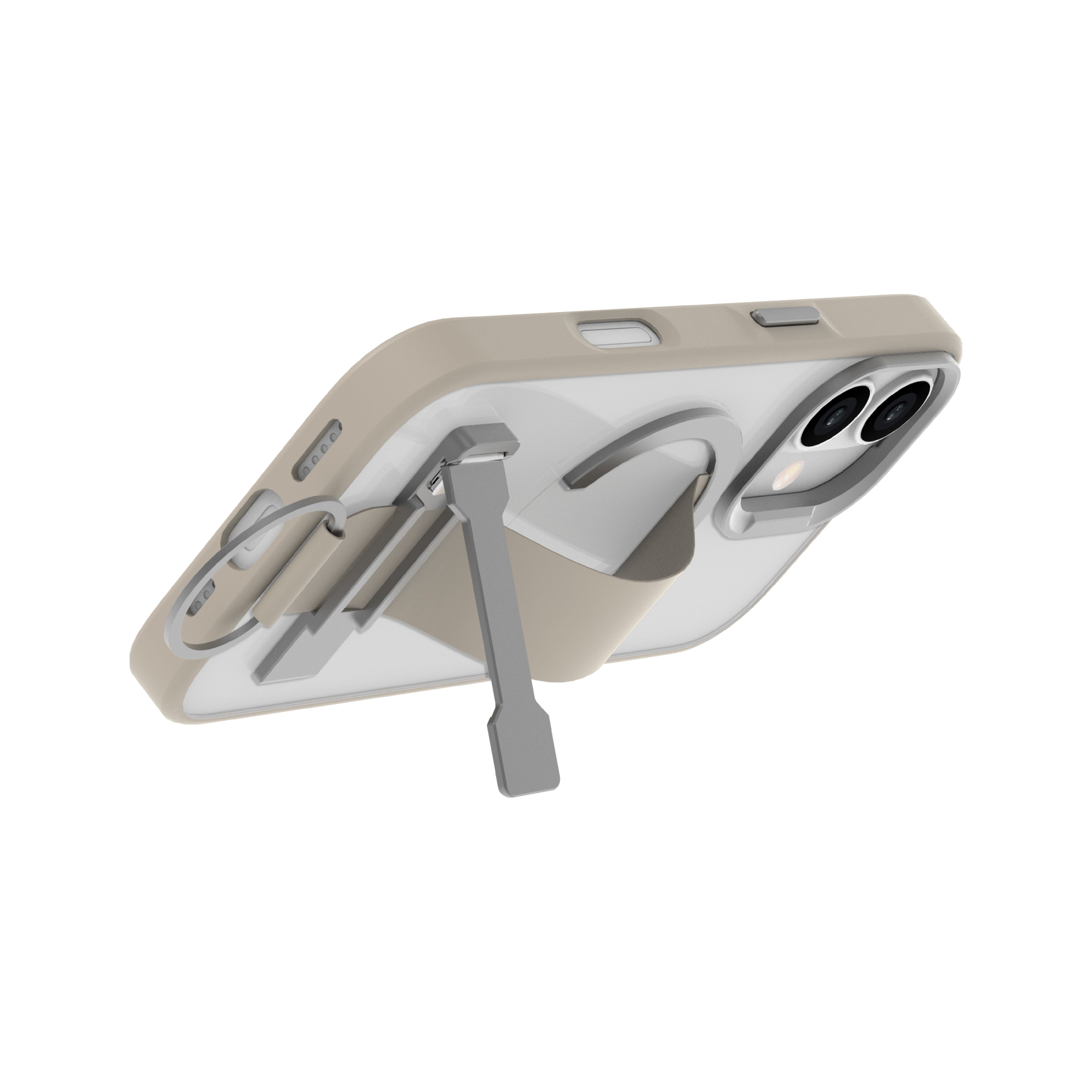 LZEL MagMatte Grip Case for iPhone 17 | Titanium