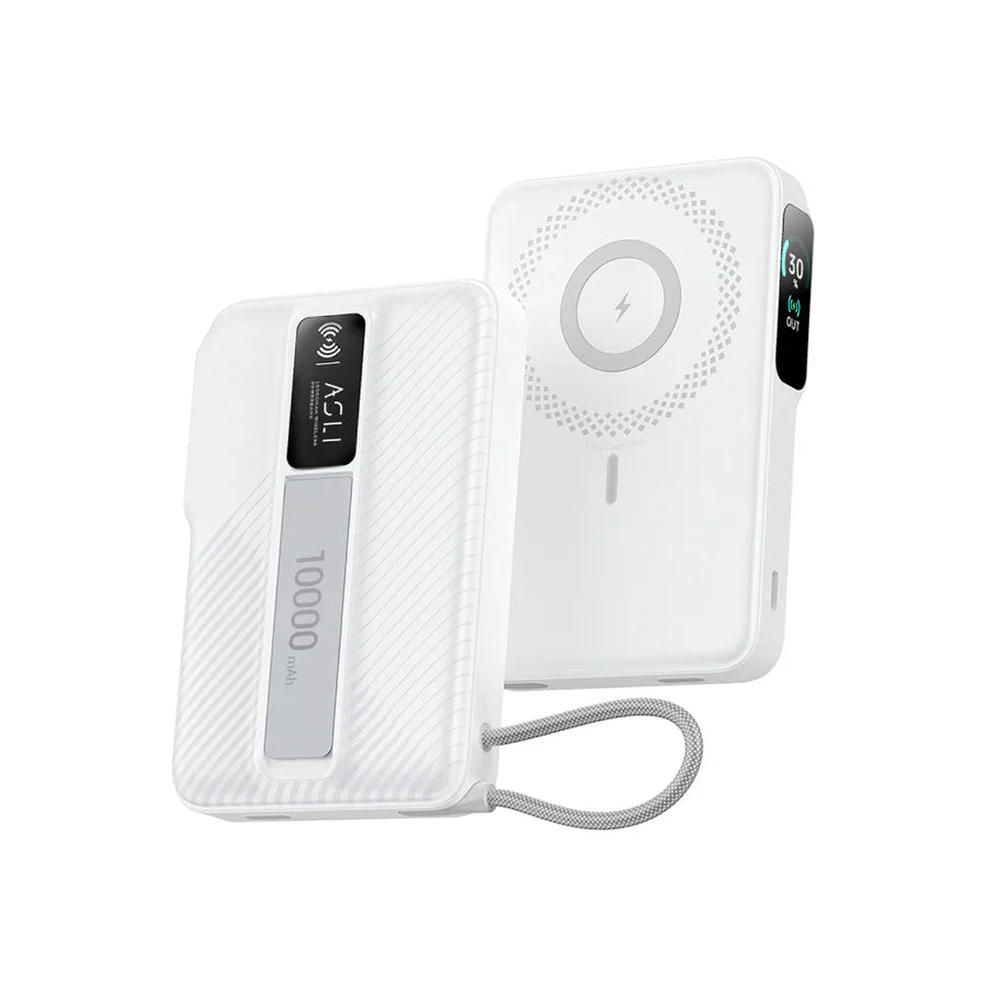 Asli Global Magcrest Flow 5-in-1 Magnetic 10000mAh PD Wireless Power Bank