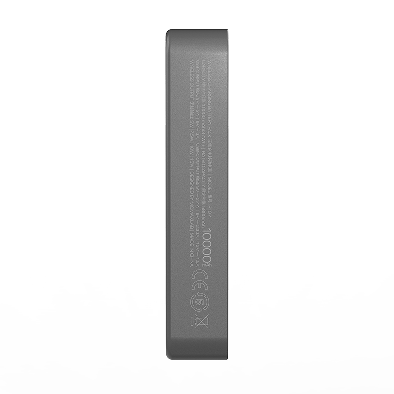 Momax Battery Pack Q.Mag Power 7 10000mAh Magnetic Wireless | Gray