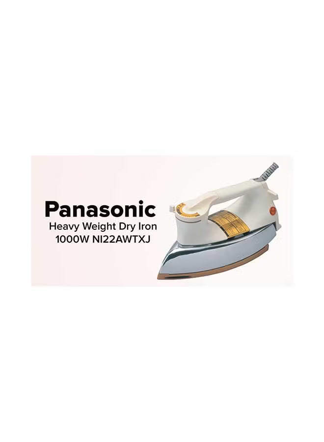 Panasonic Non-Stick Dry Iron 1000 Watt (NI22AWTXJ)