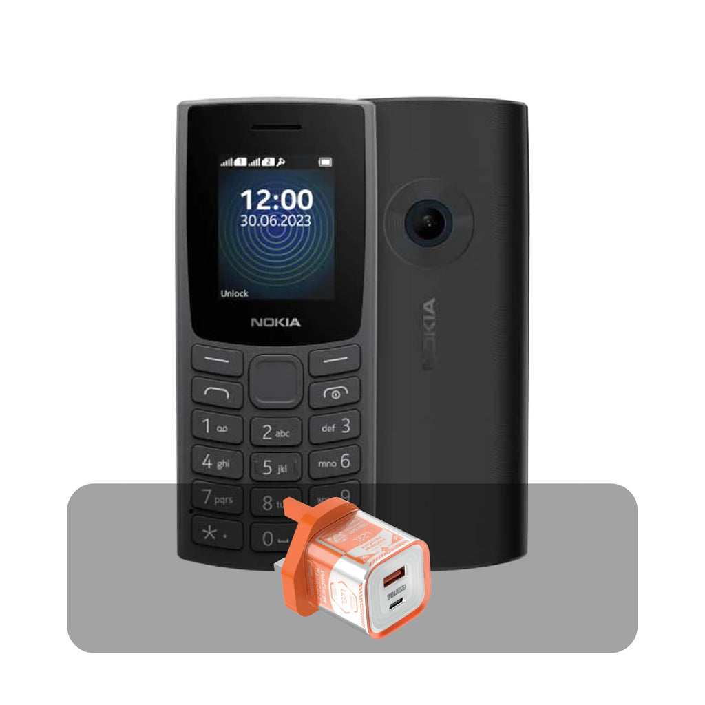 Nokia 110  Bundle Offer| Charcoal