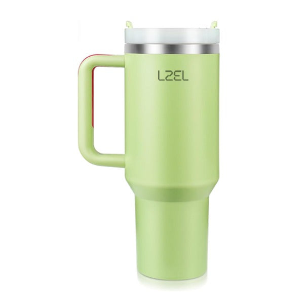 LZEL Tumbler With Handle 1100ML Aqua Pure Vacuum Insulated | Light Green