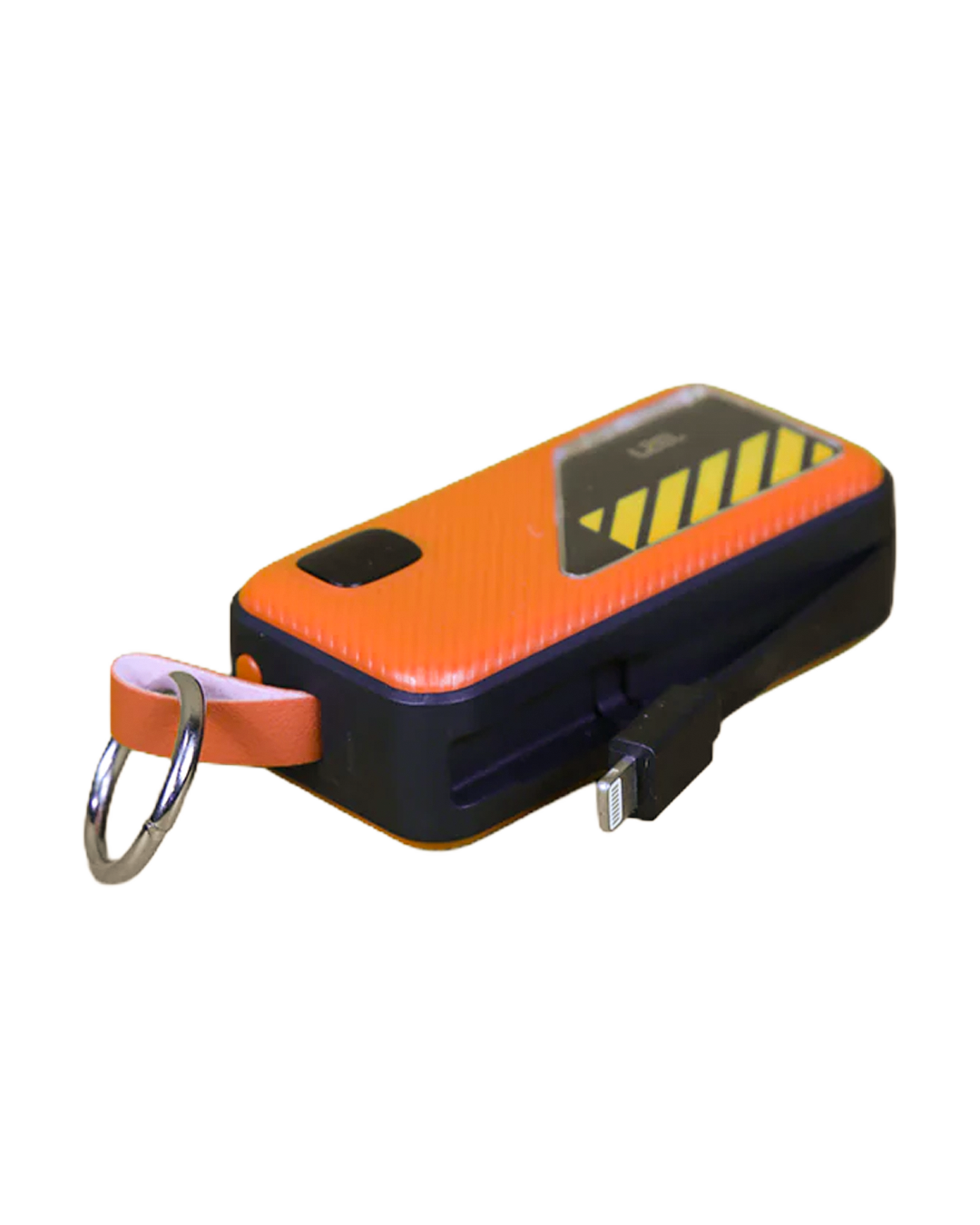 LZEL NanoFlux Charger Mini – 5,000mAh PD Type-c Power Bank with Built-in Lightning Cable | Orange