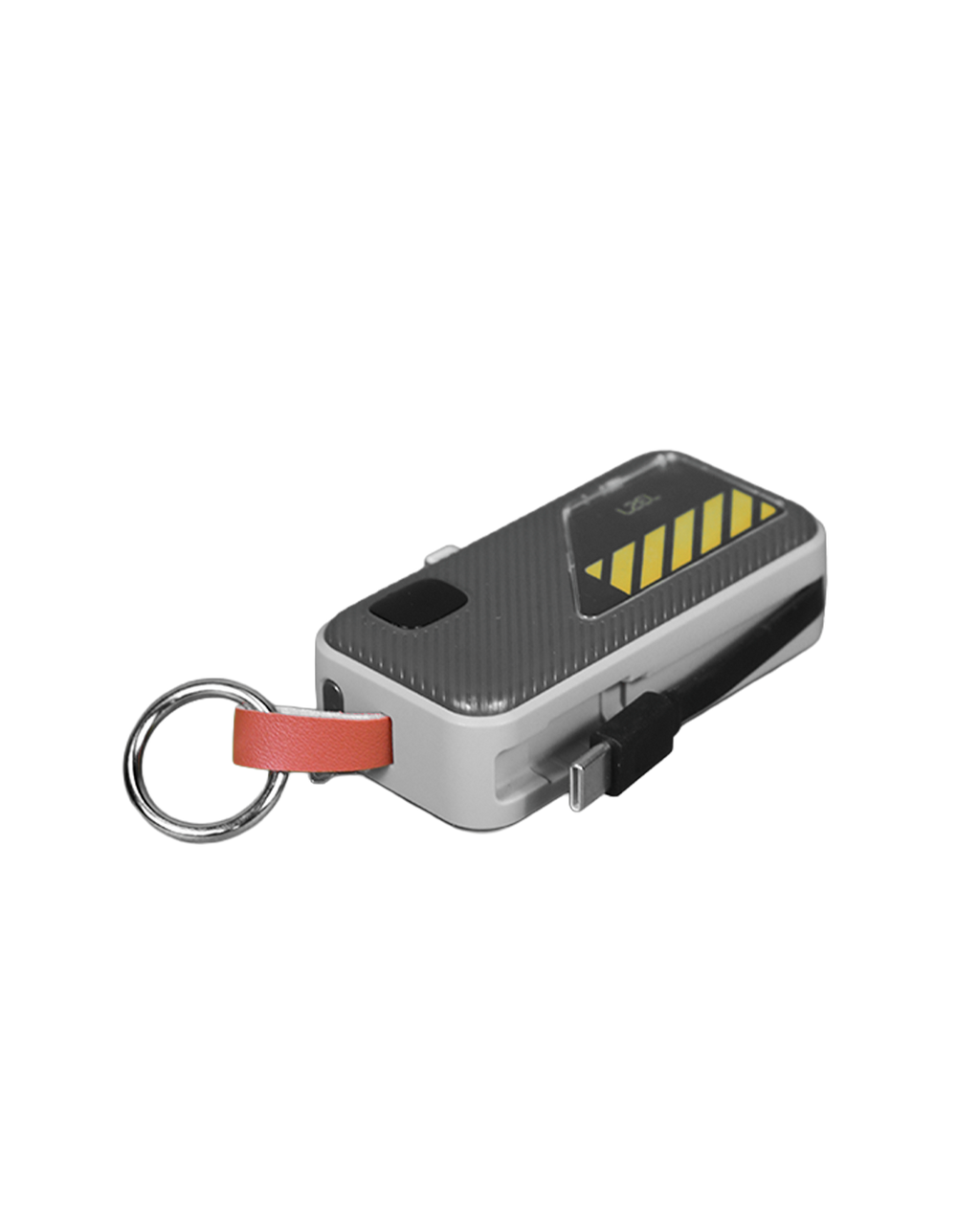 LZEL NanoFlux Charger Mini – 5,000mAh PD Lightning Power Bank with Built-in Type-C Cable | Gray