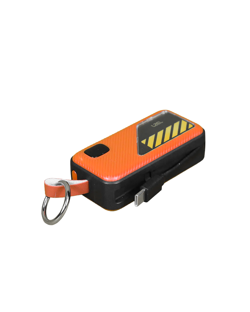 LZEL Nanoflux Charger Mini 5000mAh PD Lightning Power Bank with Built-in Type-C Cable | Orange