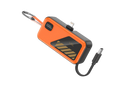 LZEL Nanoflux Charger Mini 5000mAh PD Lightning Power Bank with Built-in Type-C Cable | Orange