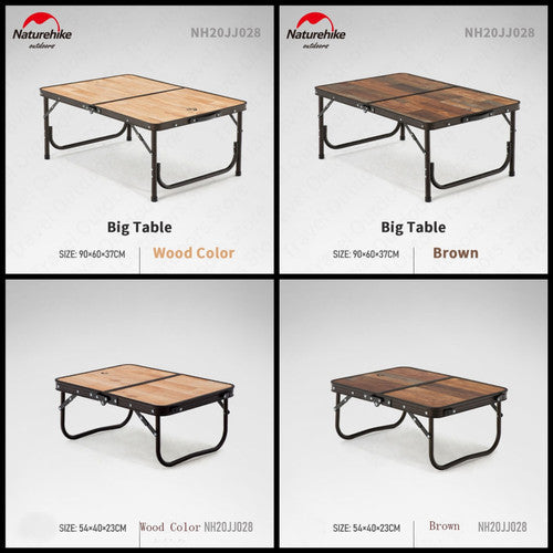 Naturehike MDF Outdoor Folding Table | Vintage (Small)
