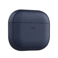LZEL Airpods 4 Aurum Guard Premium TPU Leather Case | Blue