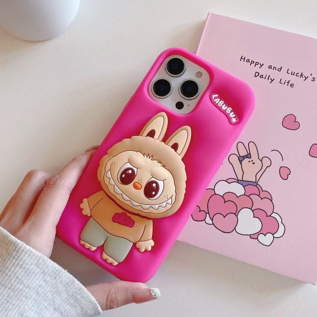 Cute Face Doll Case for iPhone 16 Pro Max | Mixed Colors