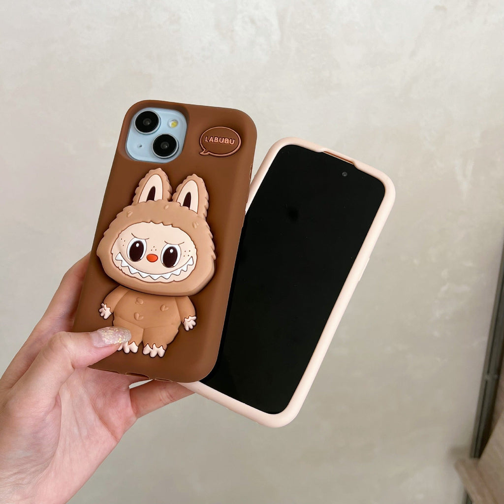 Cute Face Doll Case for iPhone 15 | Mixed Colors