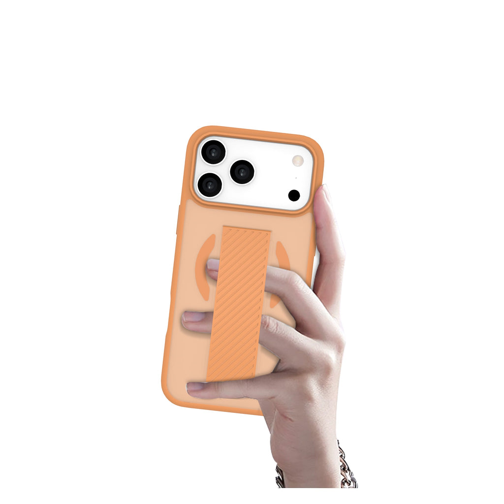 LZEL MagMatte Band Case for iPhone 17 Pro Max | Papaya Orange