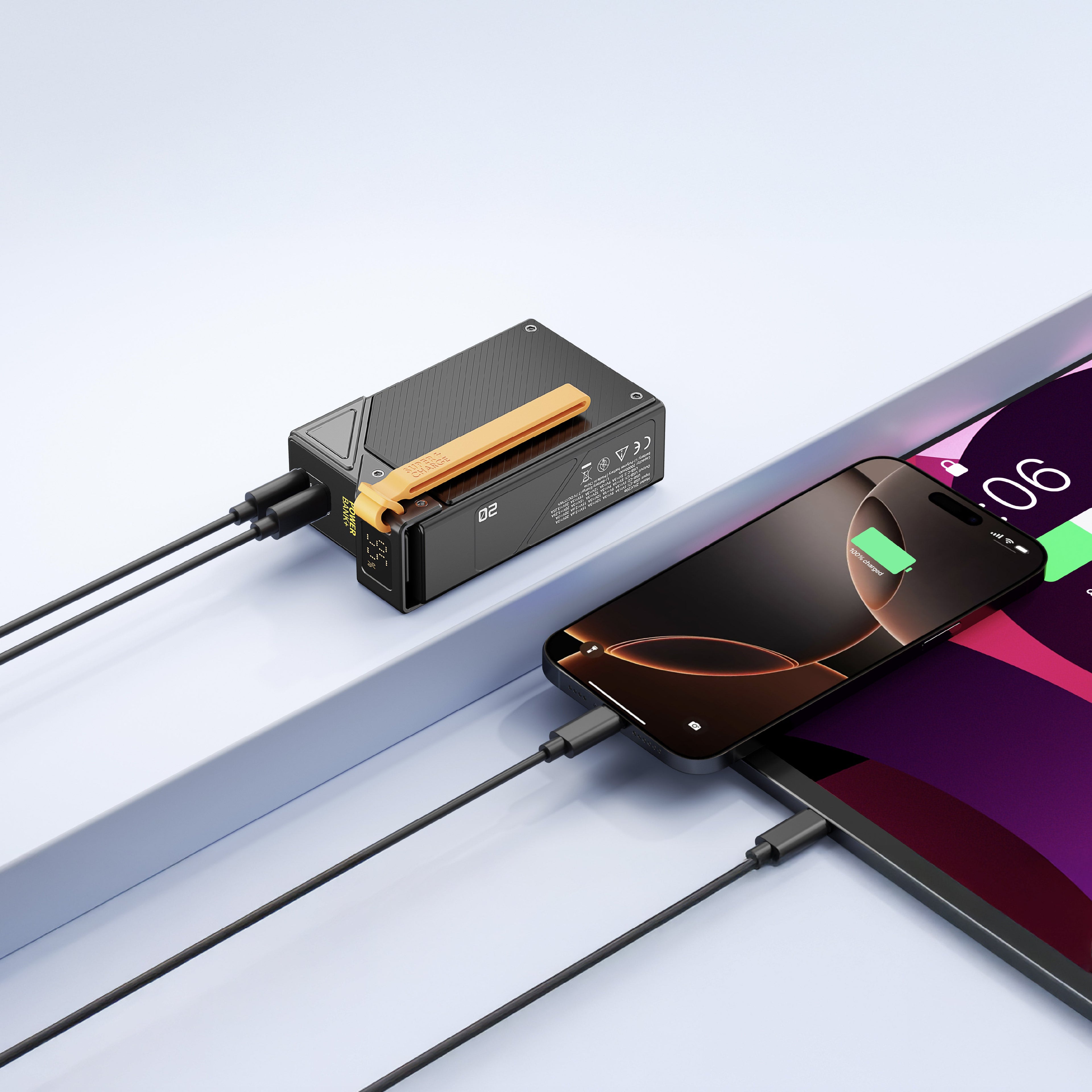 LZEL ZenoFlex UltraCore 20 20000mAh PD Fast Charging Power Bank 65W Output / 40W Input | Black