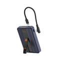 LZEL ZenoFlex MaxCharge 10000mAh Wireless Charging Power Bank â€“ 20W Wired Output / 18W Input (15W Wireless) | Navy Blue