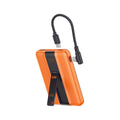LZEL ZenoFlex MaxCharge 5000mAh Wireless Charging Power Bank â€“ 20W Wired Output / 18W Input (15W Wireless) | Orange