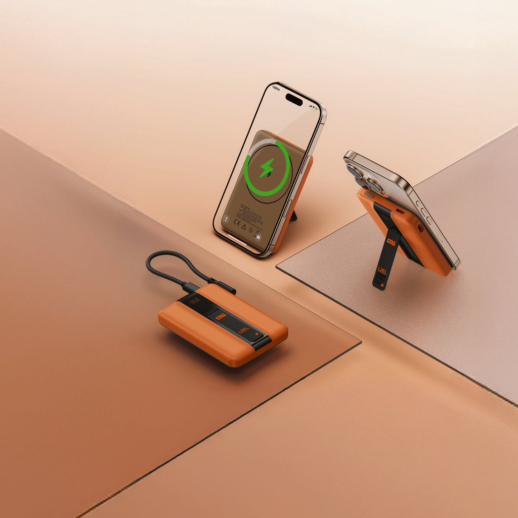 LZEL ZenoFlex MaxCharge 5000mAh Wireless Charging Power Bank â 20W Wired Output / 18W Input (15W Wireless)