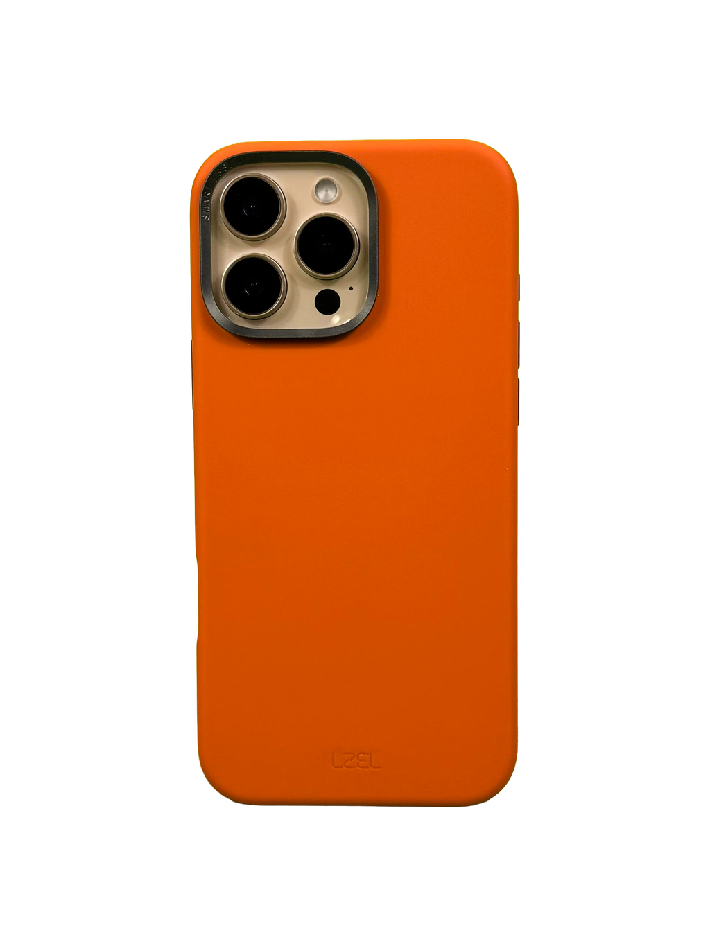 LZEL iPhone 16 Pro PrimeShield Silicone Case | Dark Orange