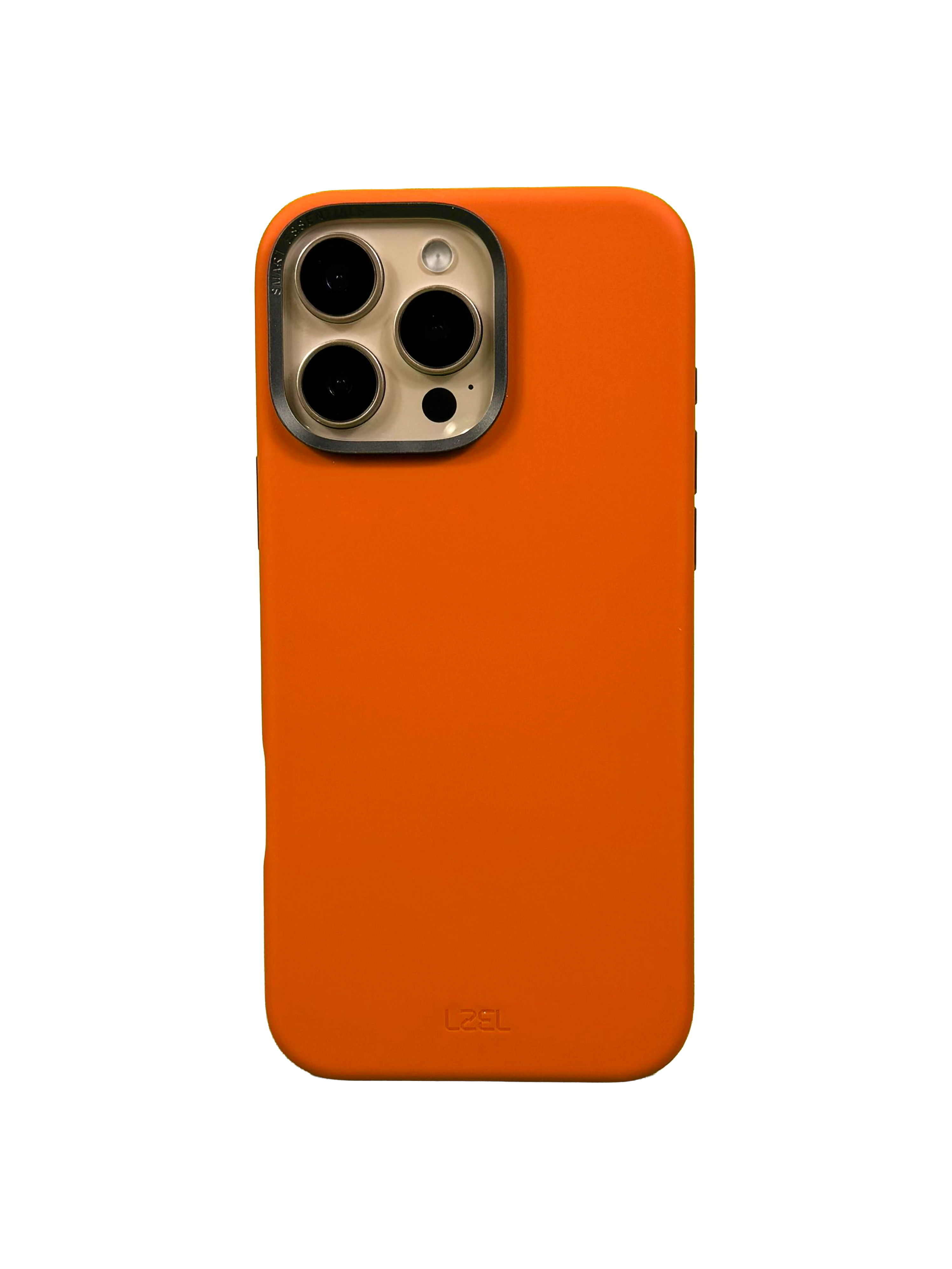 LZEL iPhone 16 Pro PrimeShield Silicone Case | Dark Orange