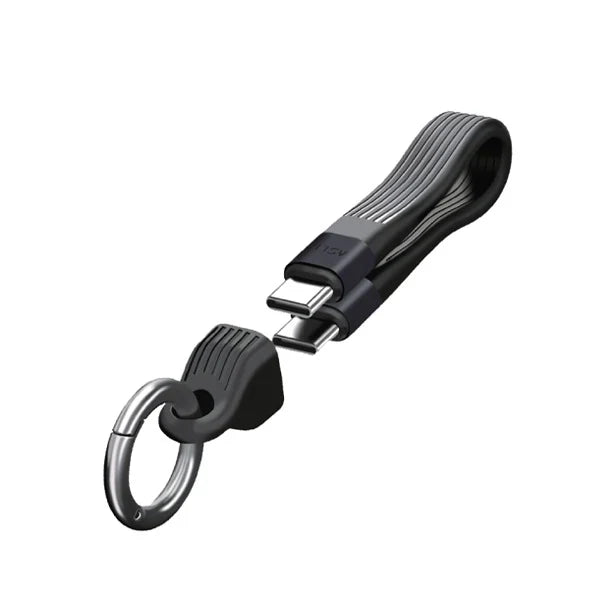 Asli Global Powerwire Key Flex Pd 240W (40g 8k) USB4.0-C To USB-C Keychain 13CM Cable