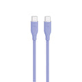 Asli Global Power Wire Lux Silicone USB-C to USB-C Cable 1M | Purple