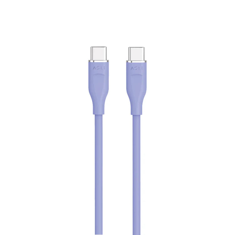 Asli Global Power Wire Lux Silicone USB-C to USB-C Cable 1M