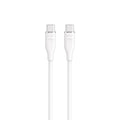 Asli Global Power Wire Lux Silicone USB-C to USB-C Cable 1M | White