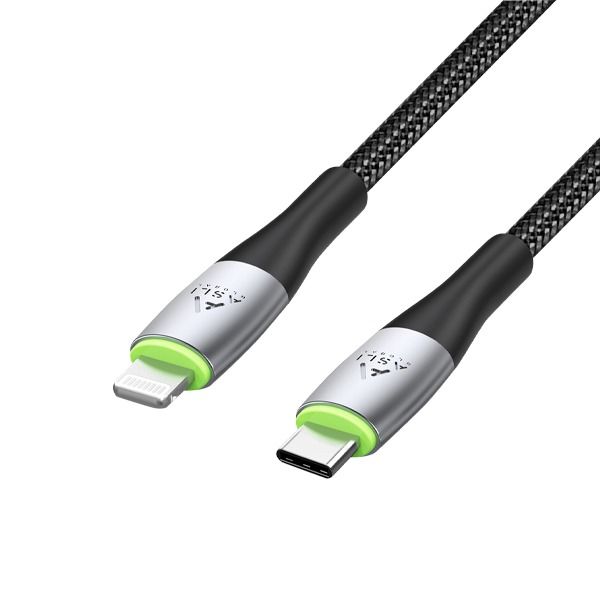 Asli Global Fishing Net Braided Mfi USB-C To Lightning Cable 2m