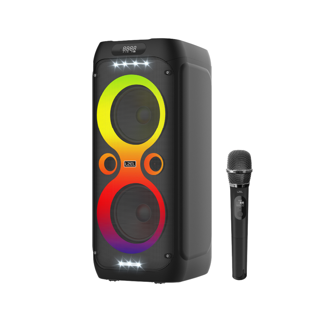 LZEL Aquilasonus A500 Karaoke BT Speaker LED Display 80W High-power 6000mah