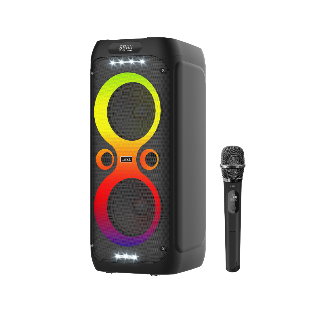 LZEL Aquilasonus A500 Karaoke BT Speaker LED Display 80W High-power 6000mah