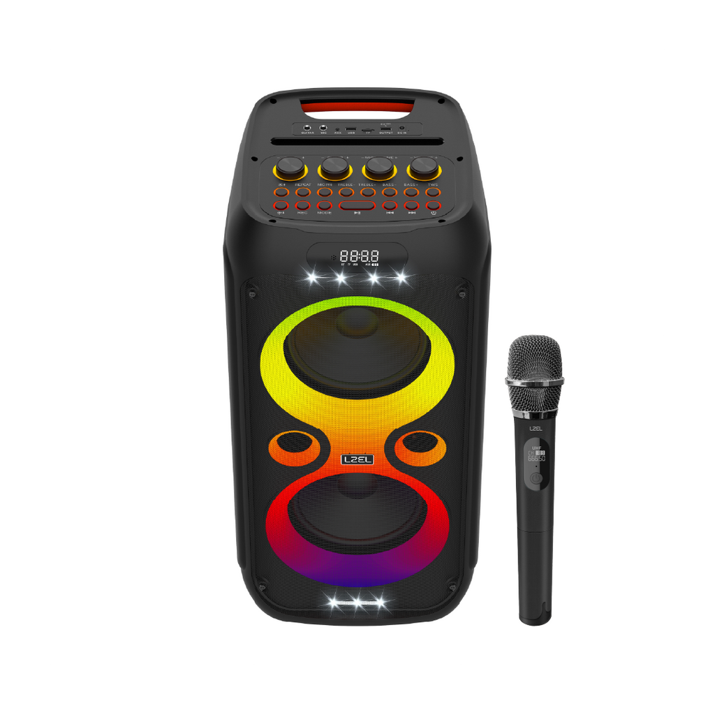 LZEL Aquilasonus A500 Karaoke BT Speaker LED Display 80W High-power 6000mah