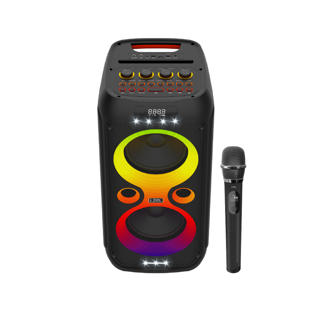 LZEL Aquilasonus A500 Karaoke BT Speaker LED Display 80W High-power 6000mah