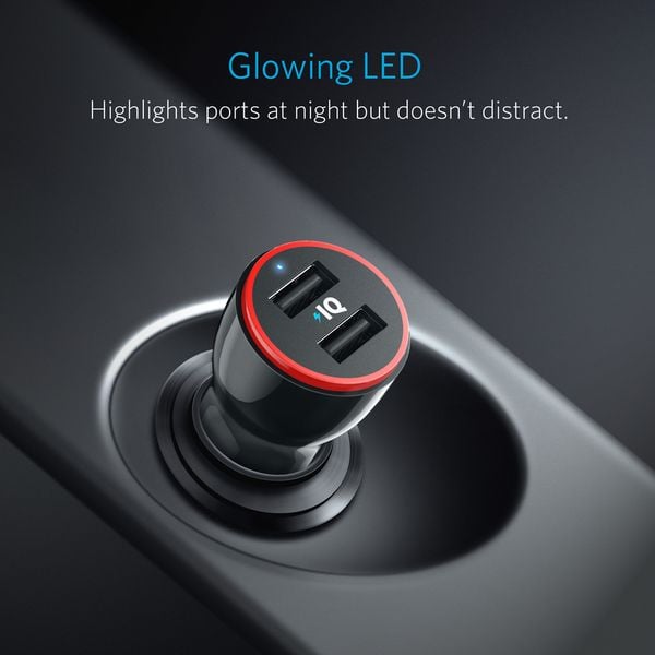 Anker Power Drive 2 Ports 24W | Black