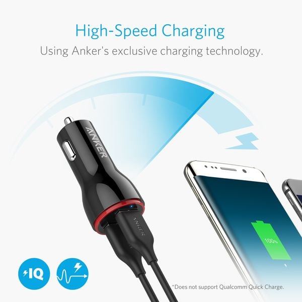 Anker Power Drive 2 Ports 24W | Black