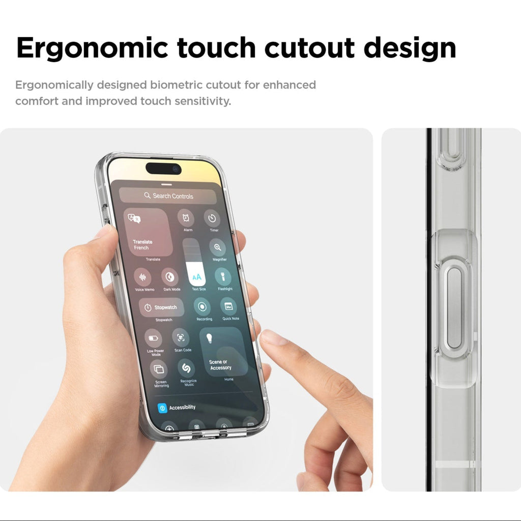 Asli Global Gravitas iPhone 16 Plus Clear Mag MagSafe Slim Case|Transparent