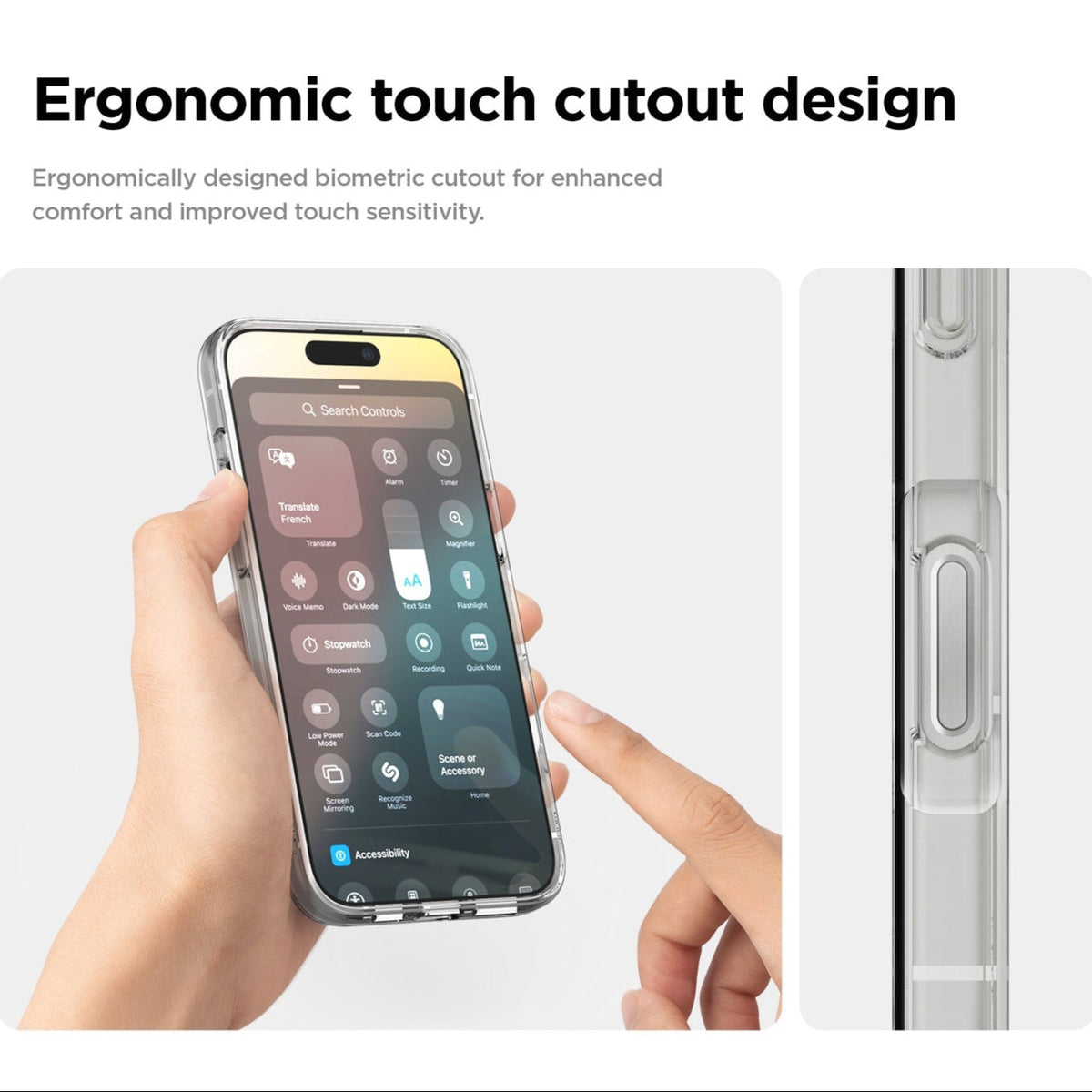 Asli Global Gravitas iPhone 16 Plus Clear Mag MagSafe Slim Case|Transparent