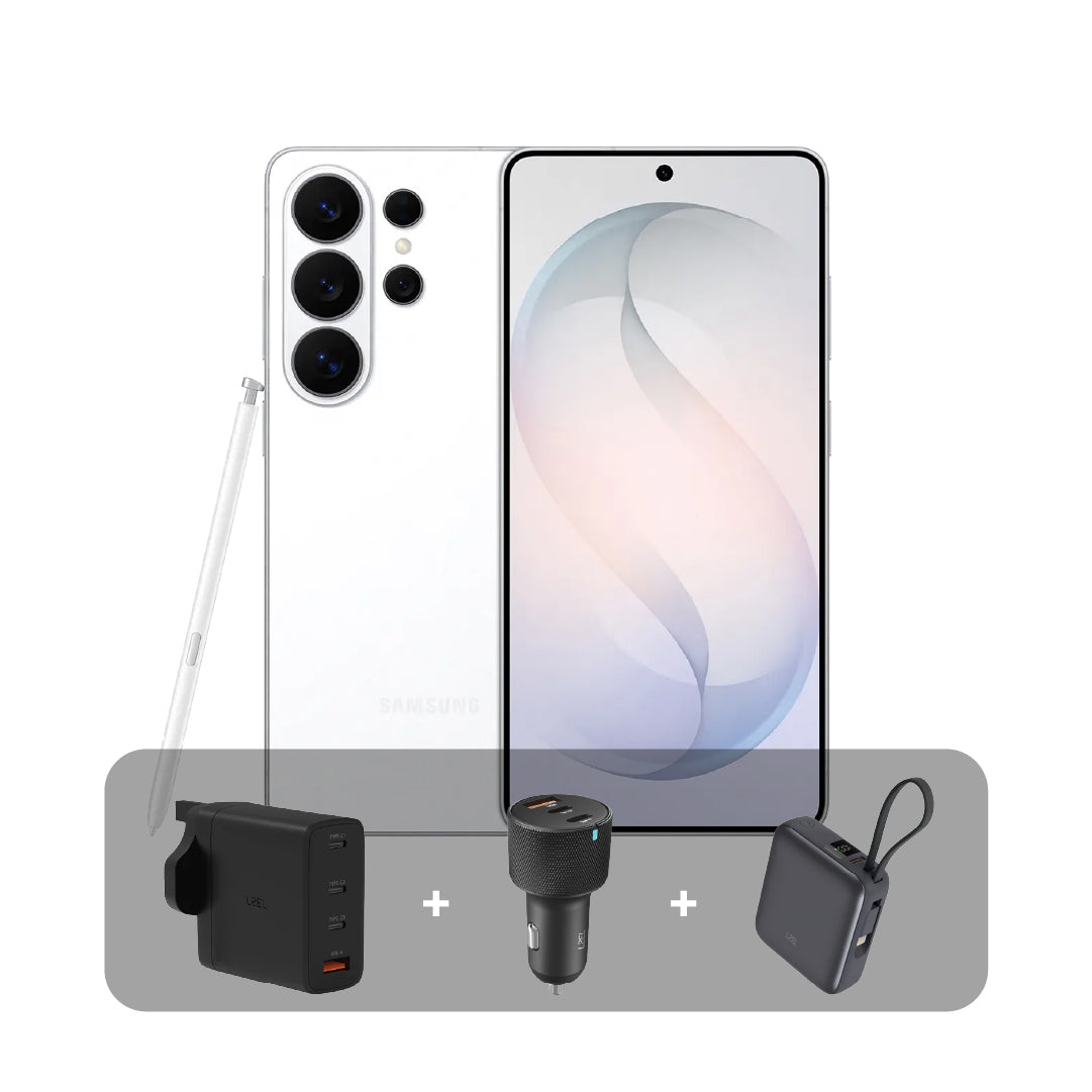 Samsung S26 Ultra 5G Phone, 6.9â?�, 16GB, 1TB  Bundle Offer | White