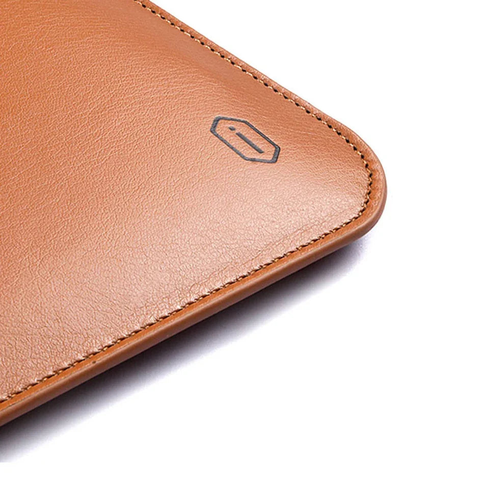Wiwu Genuine Leather Sleeve For Mac 12 And Laptop | Navy Blue
