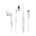 90 Percent SoundDrift Echo 90L Audiopods – Premium Lightning Wired Headphones 1.2M | White