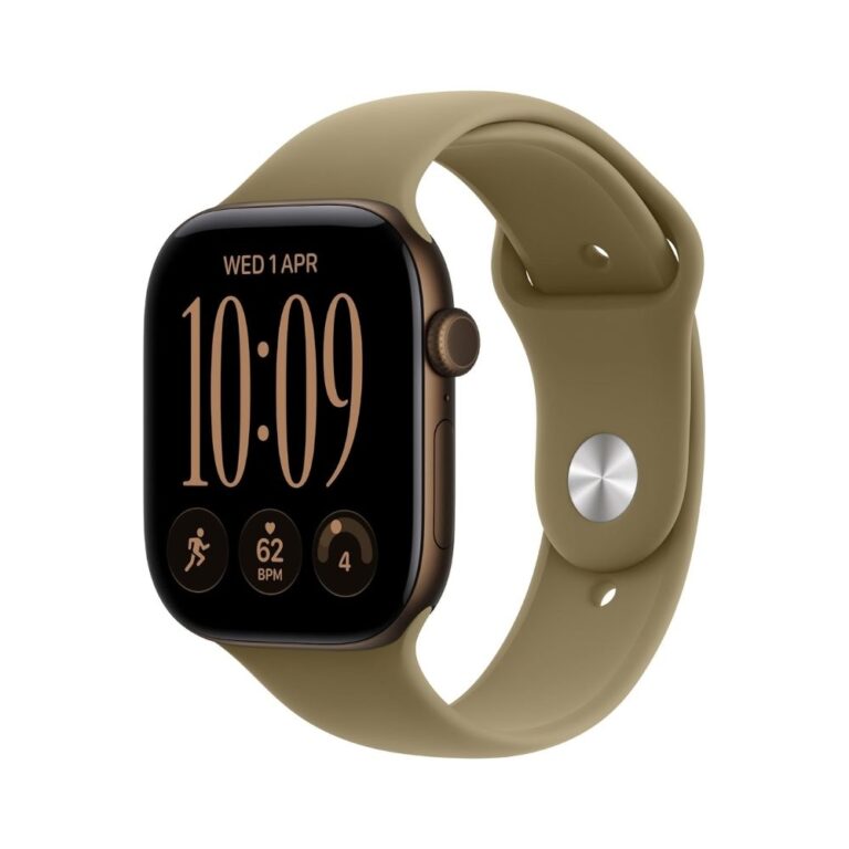 Apple Watch Series 12 GPS 46mm Dark Bronze with Olive Sport Band M/L + Bundle Offer