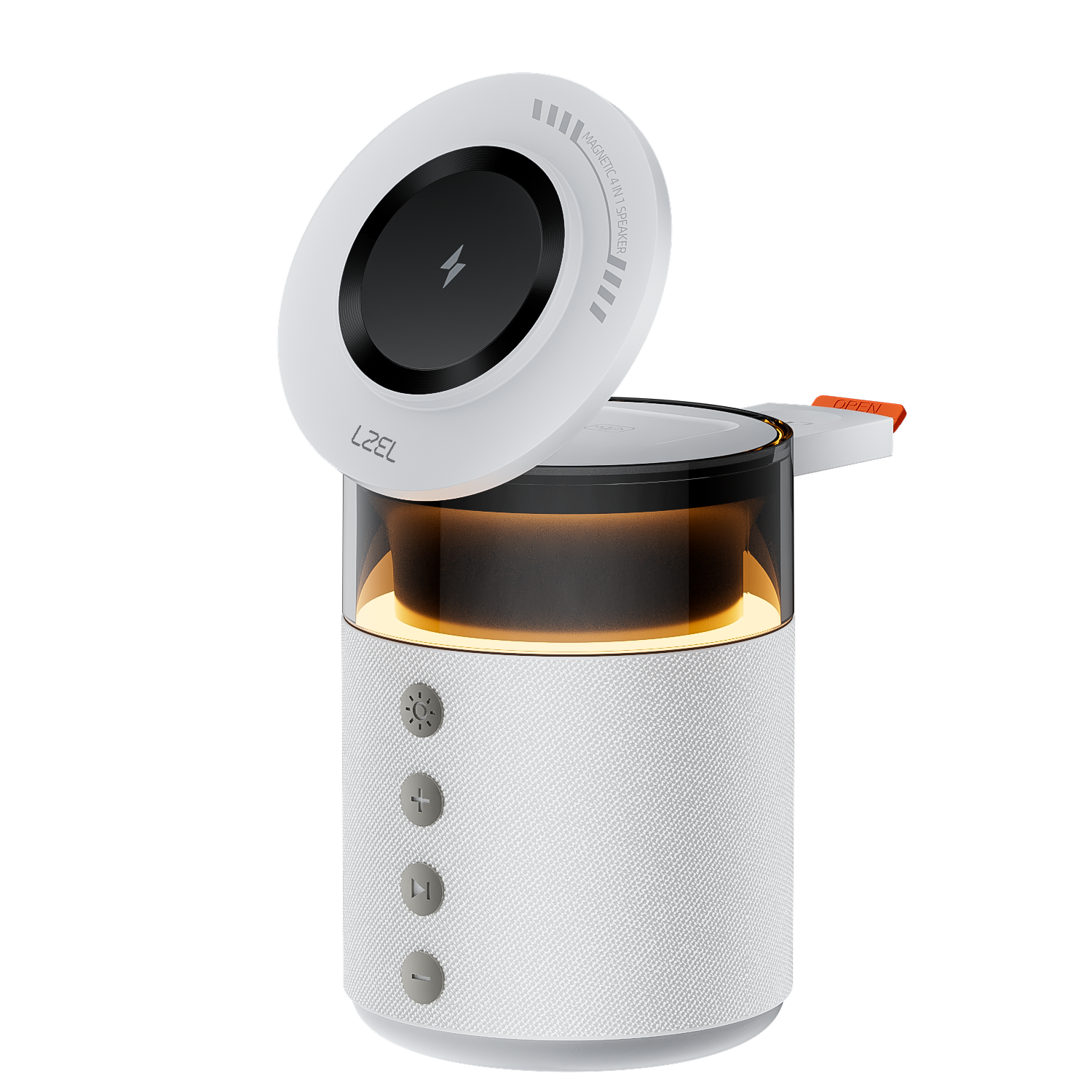 LZEL SonicGlow Pulse â€“ Wireless Charger & Bluetooth Speaker