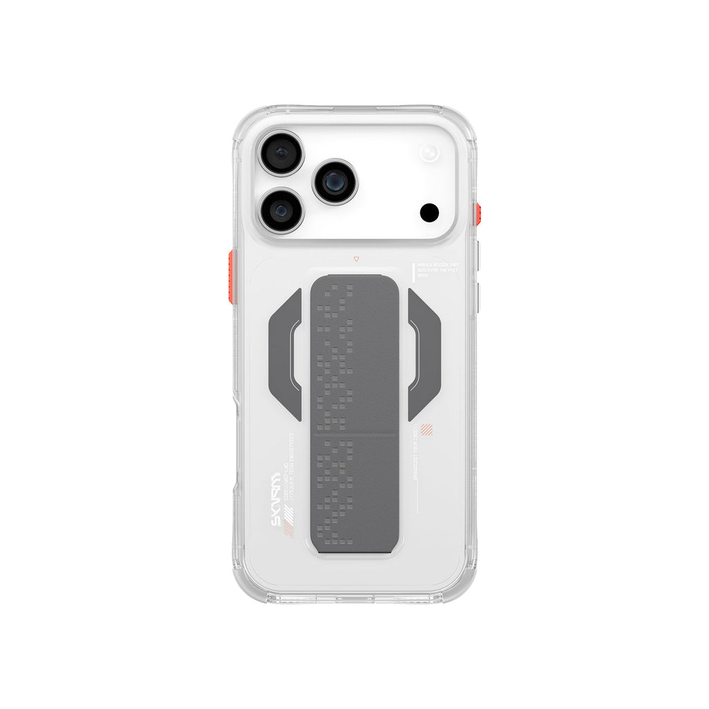 SkinArma Haxa MagSafe Grip Case for iPhone 17 Pro | Clear