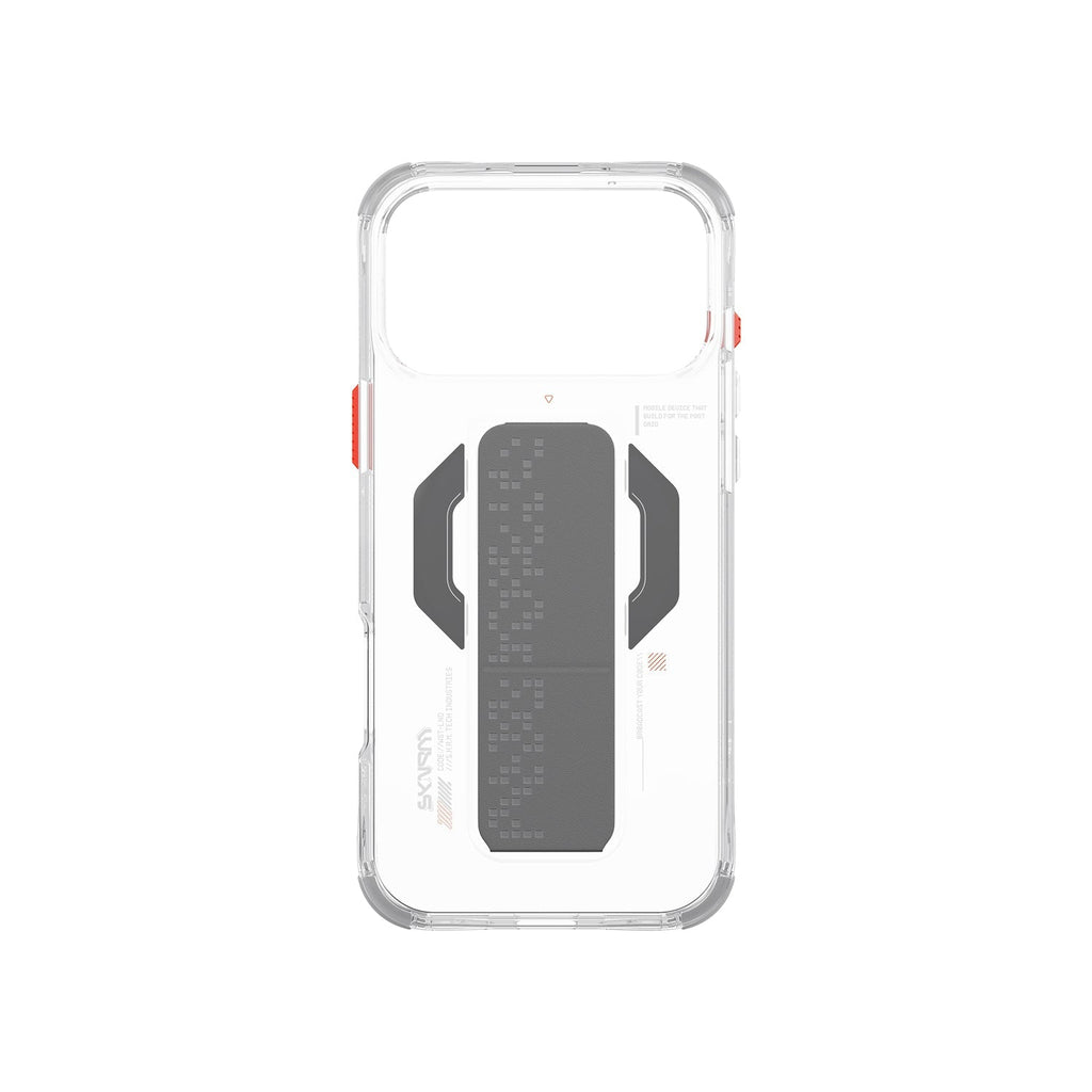 SkinArma Haxa MagSafe Grip Case for iPhone 17 Pro | Clear