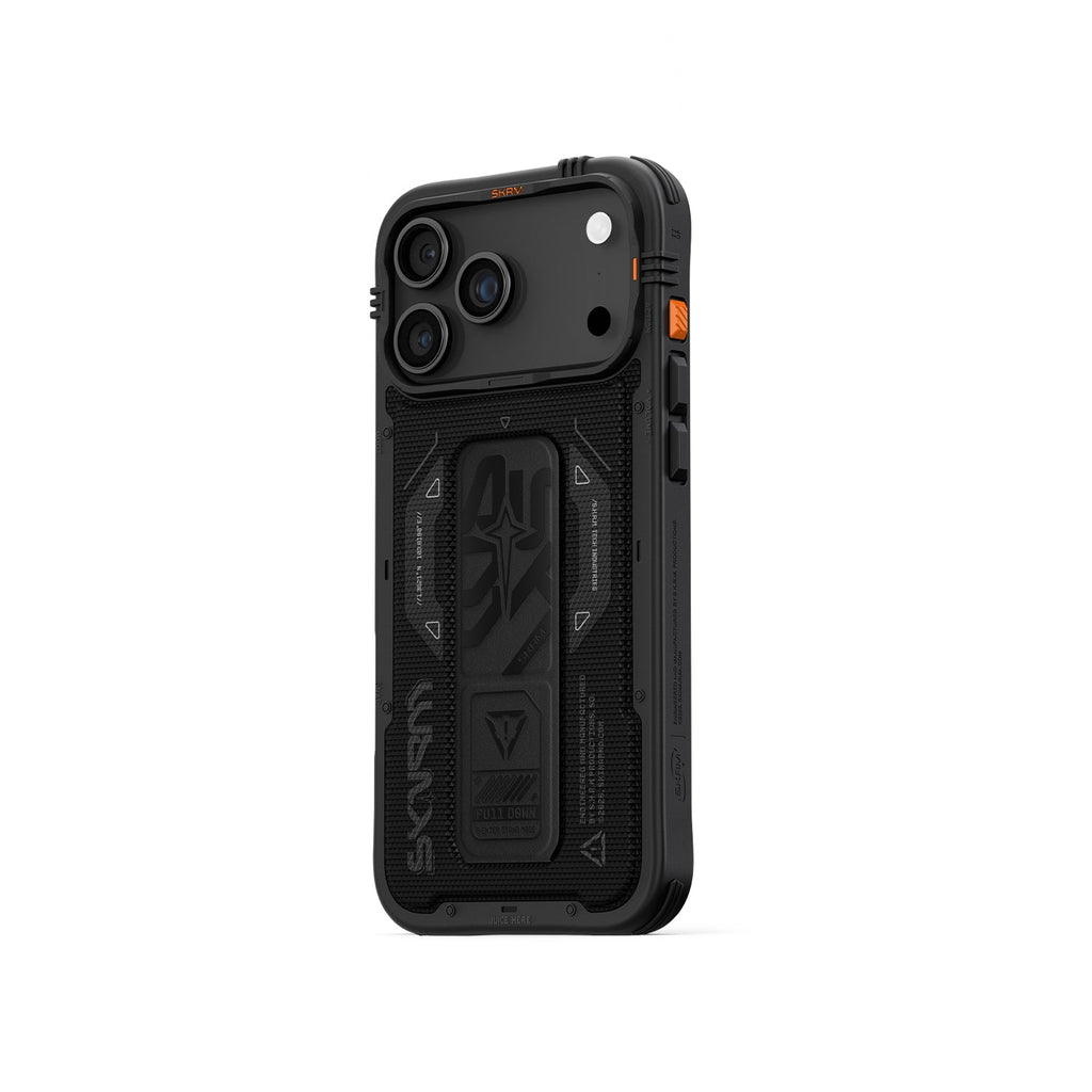 SkinArma Phantom MagSafe Grip Case for iPhone 17 Pro | Black