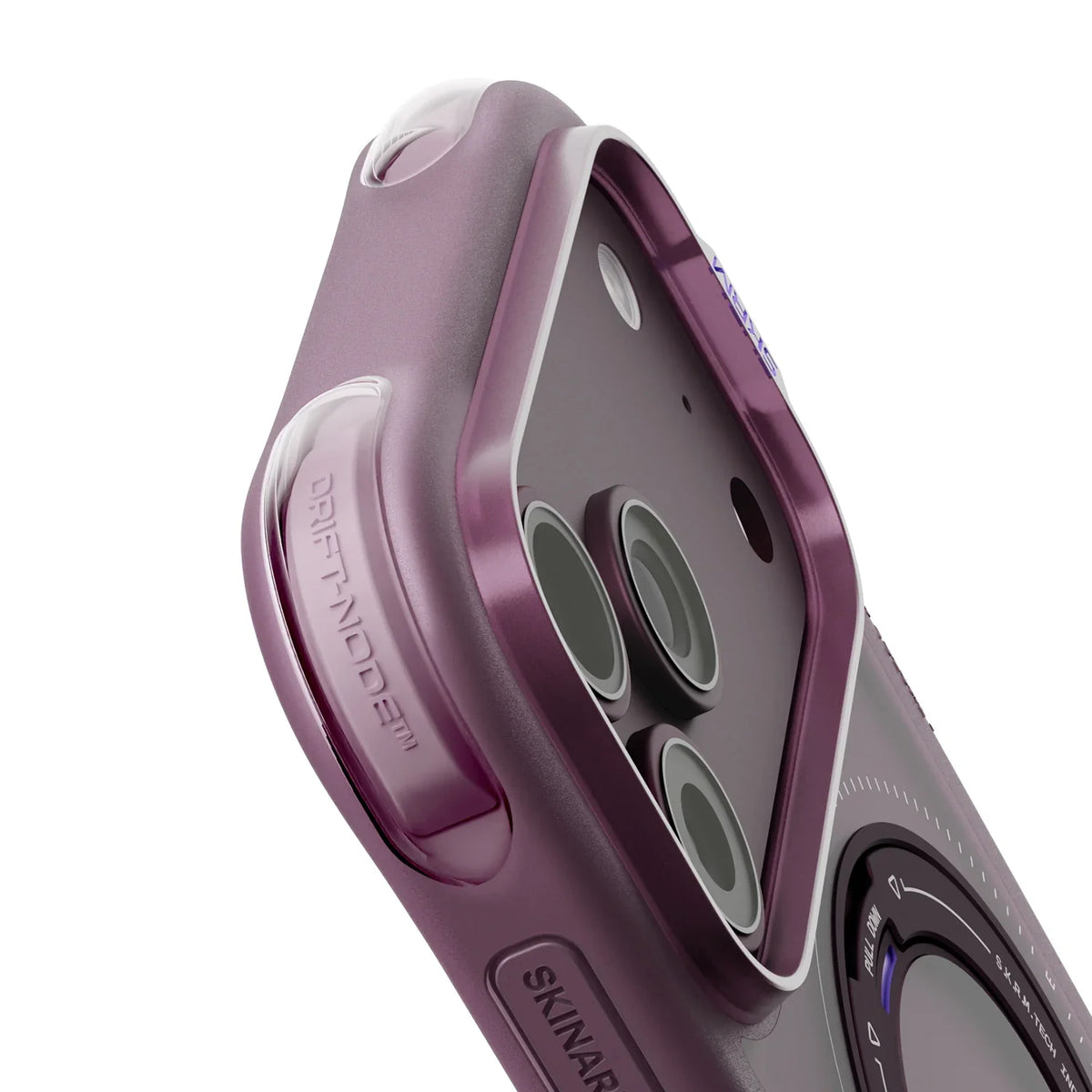 SKINARMA ATLAS MagSafe Protective Case with Rotating Kickstand for iPhone 18 Pro Max |  Burgundy