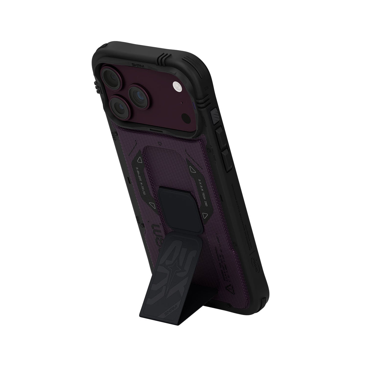 Skinarma Phantam Magsafe-Comatible With Integranted Grip Stand Case For Iphone 18 Pro & 18 Pro Max